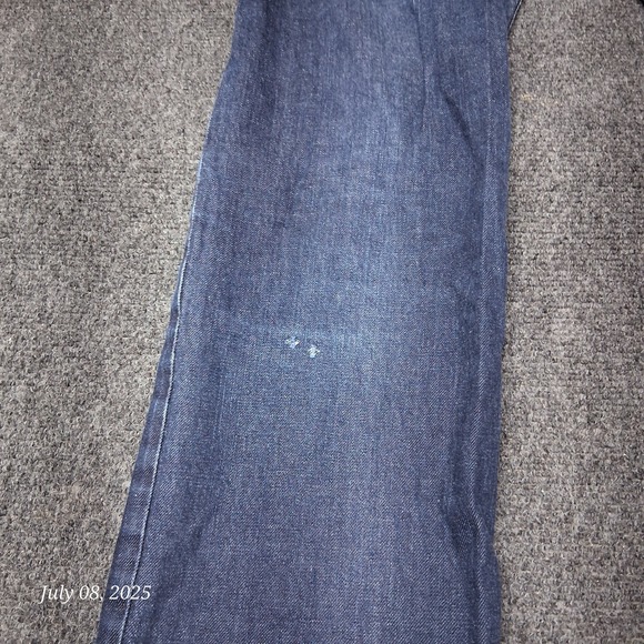 Diesel Jeans Men Size 30x32 Dark Blue Button Fly Safado Regular Slim Straight - Picture 6 of 14